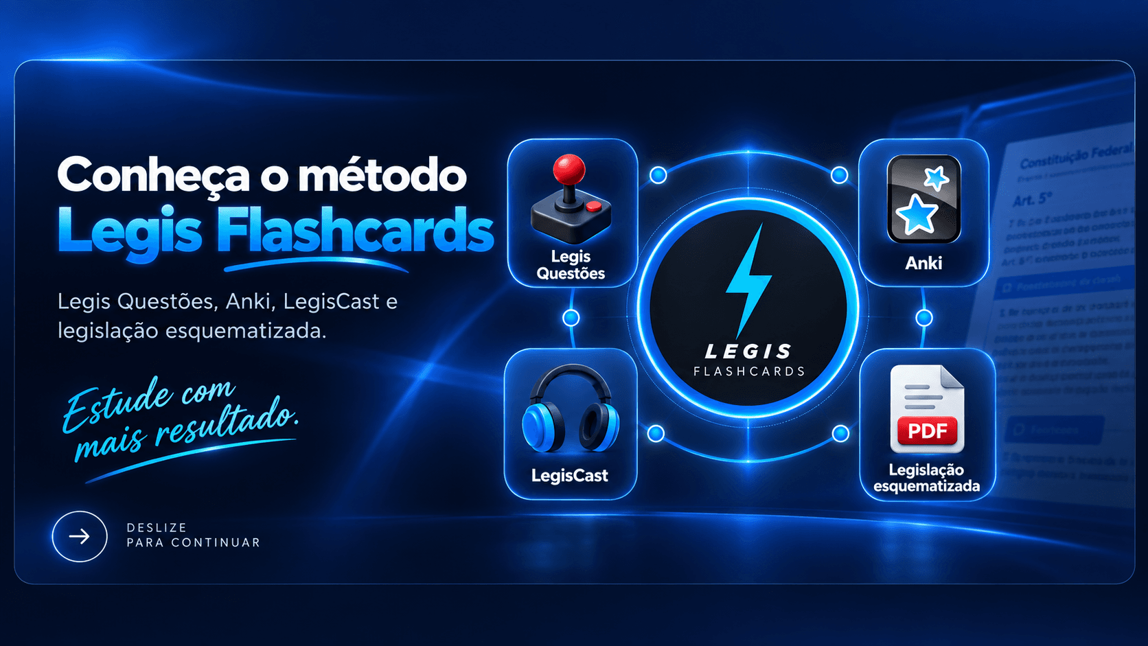 Conheça o método Legis Flashcards